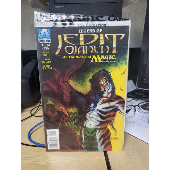 Magic The Gathering: Legend Of Jedit Ojanen #1 1996 Bagged w/ MTG Card NM Comic - Picture 1 of 8
